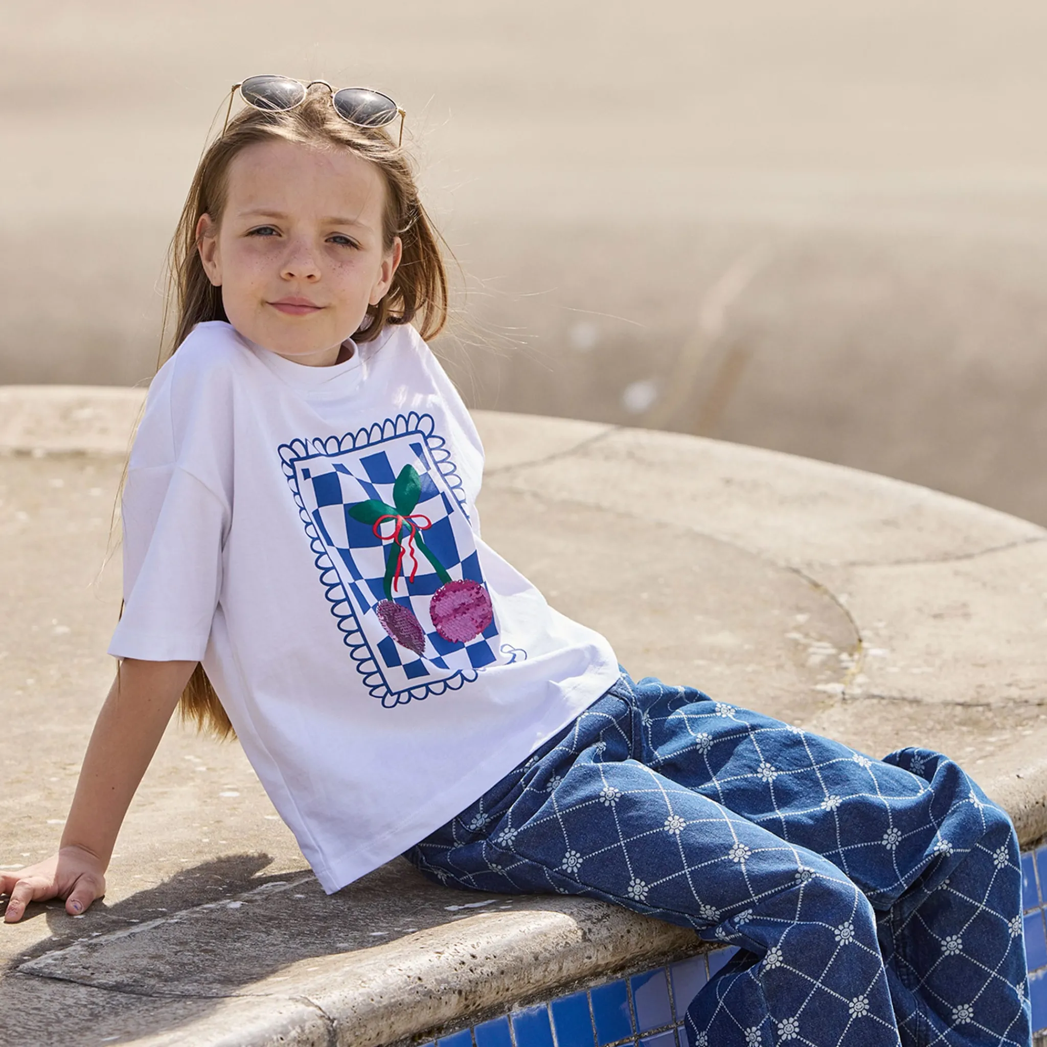 Kids The New Stine Wide Jeans 3-14