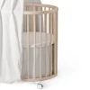 Kids Sleepi Bed Skirts & Bumpers|Bedding>Stokke® ™ Mini Bed Skirt Pehr V3 - Grey