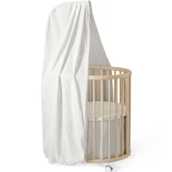 Kids Sleepi Bed Skirts & Bumpers|Bedding>Stokke® ™ Mini Bed Skirt Pehr V3 - Grey