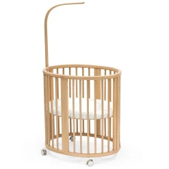 Sleepi Cribs & Mattresses|Cribs & Mattresses>Stokke® ™ Mini​ Crib Bundle with Mattress​ V3 - Natural
