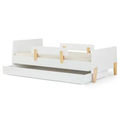 Dadada Baby Storage Trundle for Fun Twin Bed - White
