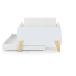 Dadada Baby Storage Trundle for Fun Twin Bed - White