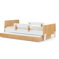 Dadada Baby Storage Trundle for Fun Twin Bed - Red Oak