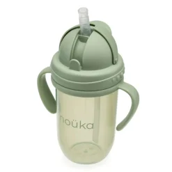 Kids Nouka Straight Straw Cup - Moss