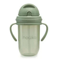 Kids Nouka Straight Straw Cup - Moss