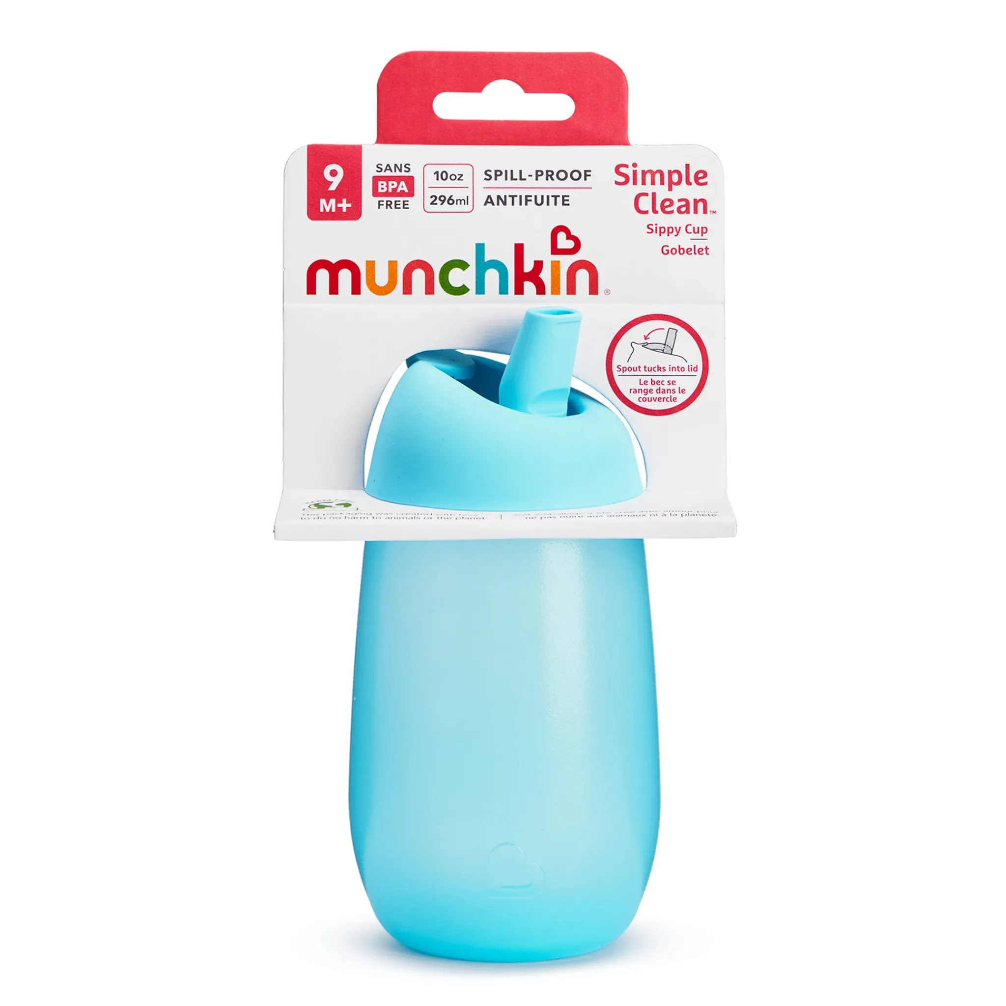 Kids Munchkin Breastfeeding|Tableware>Straw Cup Blue 10 oz Blue