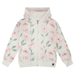 Kids Deux par Deux Fleeces And Sweatshirts|Tops>Straw Hat Flowers Hoodie 3-6