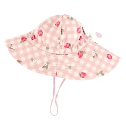 Kids Calikids Hats & Caps>Strawberries Aop Uv Hat 3-5+