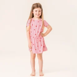 Kids Nano Swimsuits>Strawberries Beach Dress 2-14