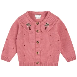 Firsts par Petit Lem Strawberries Cardigan 3-24m