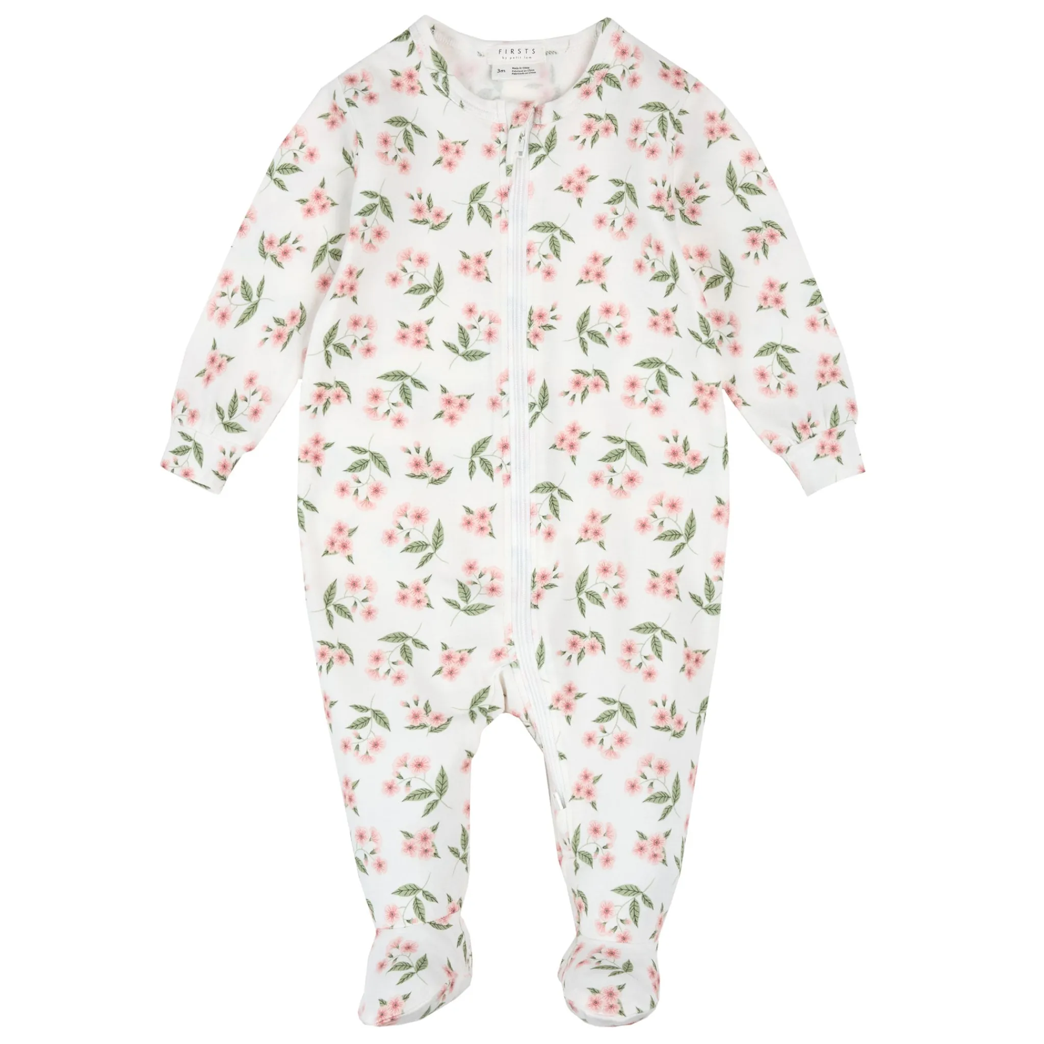 Firsts par Petit Lem Pajamas|Pyjamas>Strawberries Pajamas 0-12m