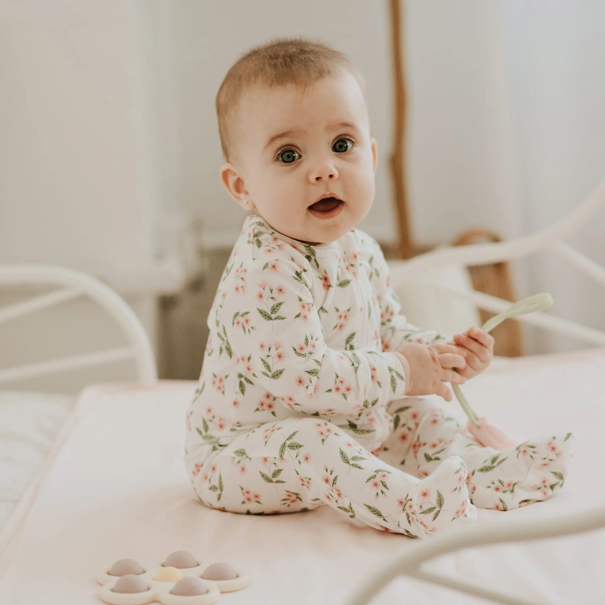 Firsts par Petit Lem Pajamas|Pyjamas>Strawberries Pajamas 0-12m