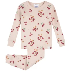 Firsts par Petit Lem Strawberries 2pc Pajamas 12-24