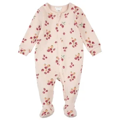 Firsts par Petit Lem Strawberries Ribbed Pajamas