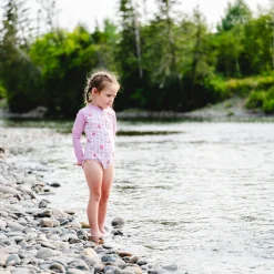 Kids Calikids Strawberries Uv Swimsuit 2-9