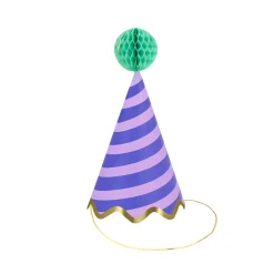 Meri Meri Stripe Party Hats (8)