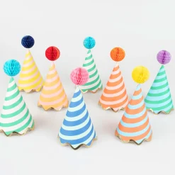 Meri Meri Stripe Party Hats (8)