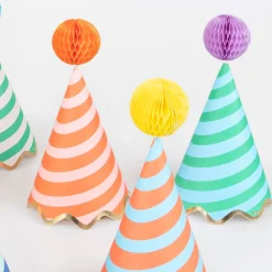 Meri Meri Stripe Party Hats (8)