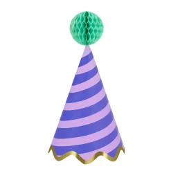 Meri Meri Stripe Party Hats (8)