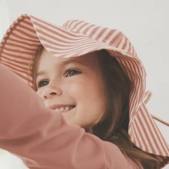 Kids Huttelihut Stripe Upf 60 Sun Hat 2-8