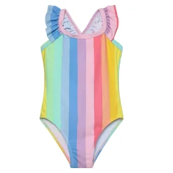 Kids Color Kids Stripe Uv Swimsuit 2-8