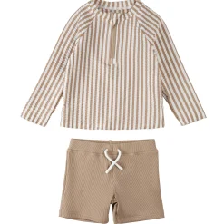 BOY Petit Lem Swimsuits>Striped 2 Piece Long Sleeve Swimsuit 6-24m