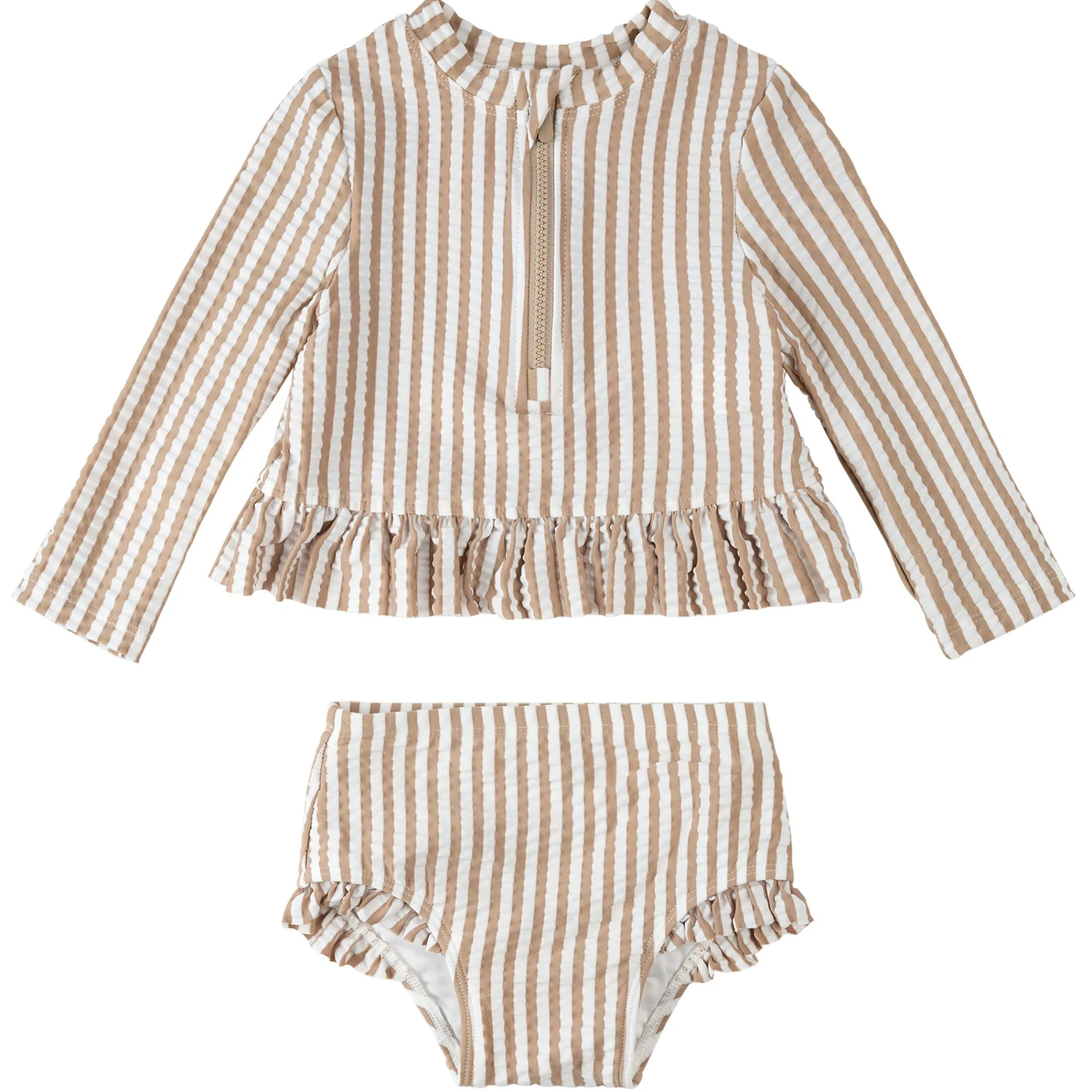 Petit Lem Swimsuits>Striped 2 Piece Swimsuit 6-24m