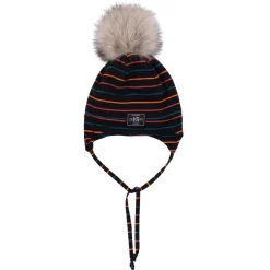 Kids/BOY Nano Striped Jersey Beanie 2-4