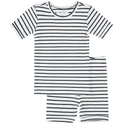 Kids/BOY Petit Lem Pajamas & Bathrobes|Pajamas & Bathrobes>Striped Ribbed Pajamas 2-7
