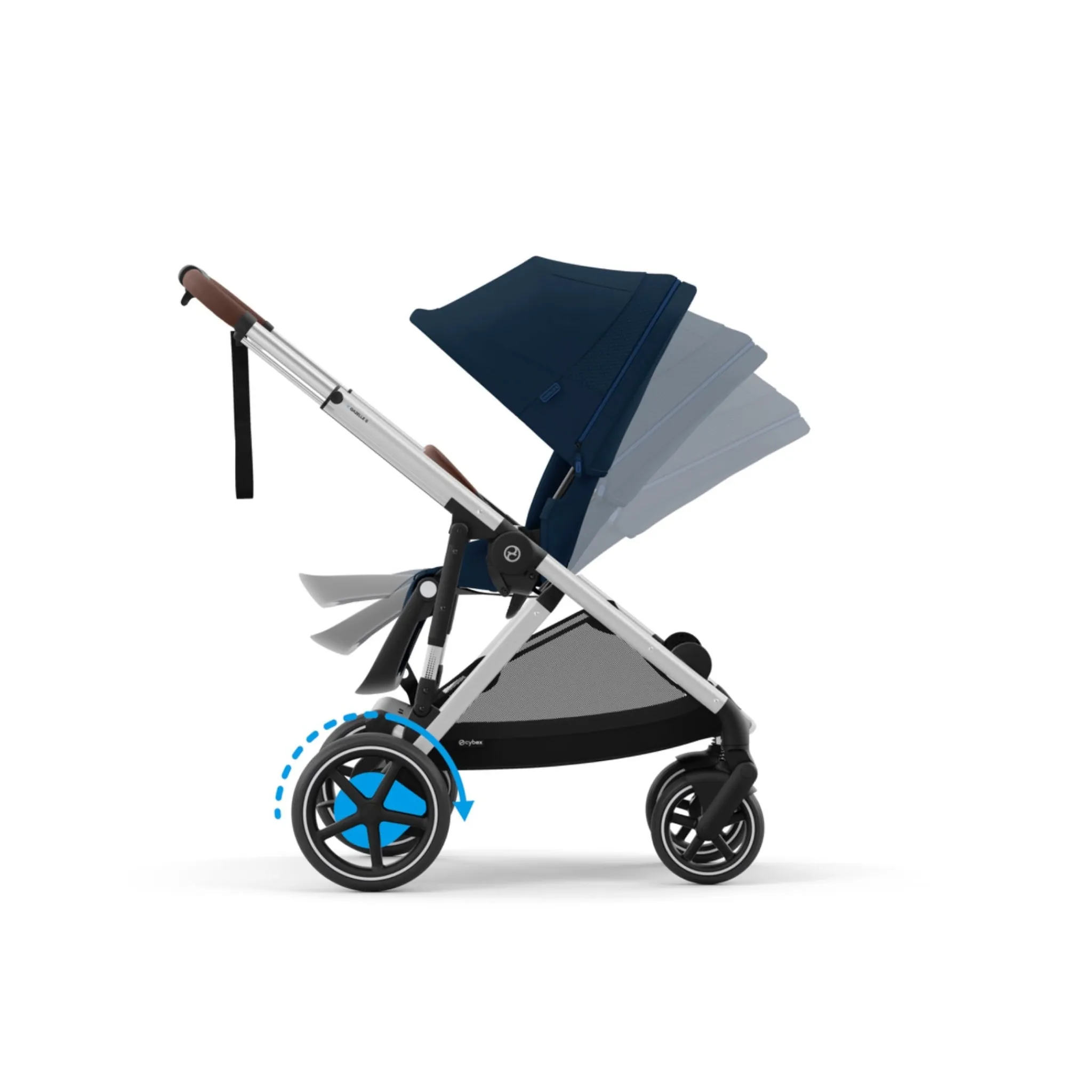 Kids Cybex Strollers|Strollers & Trailers>Stroller eGazelle S - Ocean Blue