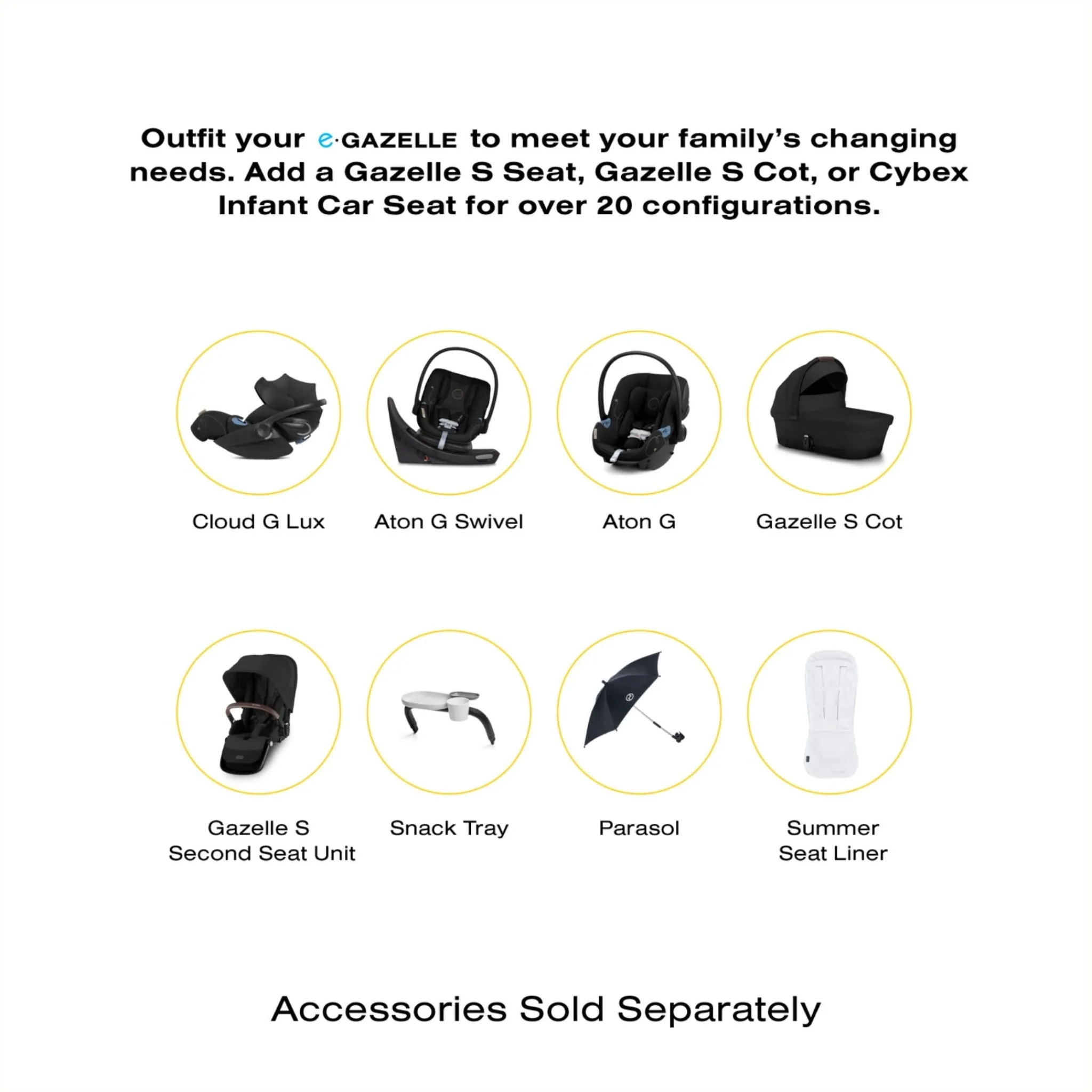 Kids Cybex Strollers|Strollers & Trailers>Stroller eGazelle S - Ocean Blue