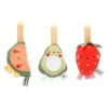 Pearhead Stroller Toy Set of 3 - Watermelon, Avocado, Strawberry
