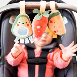 Pearhead Stroller Toy Set of 3 - Watermelon, Avocado, Strawberry
