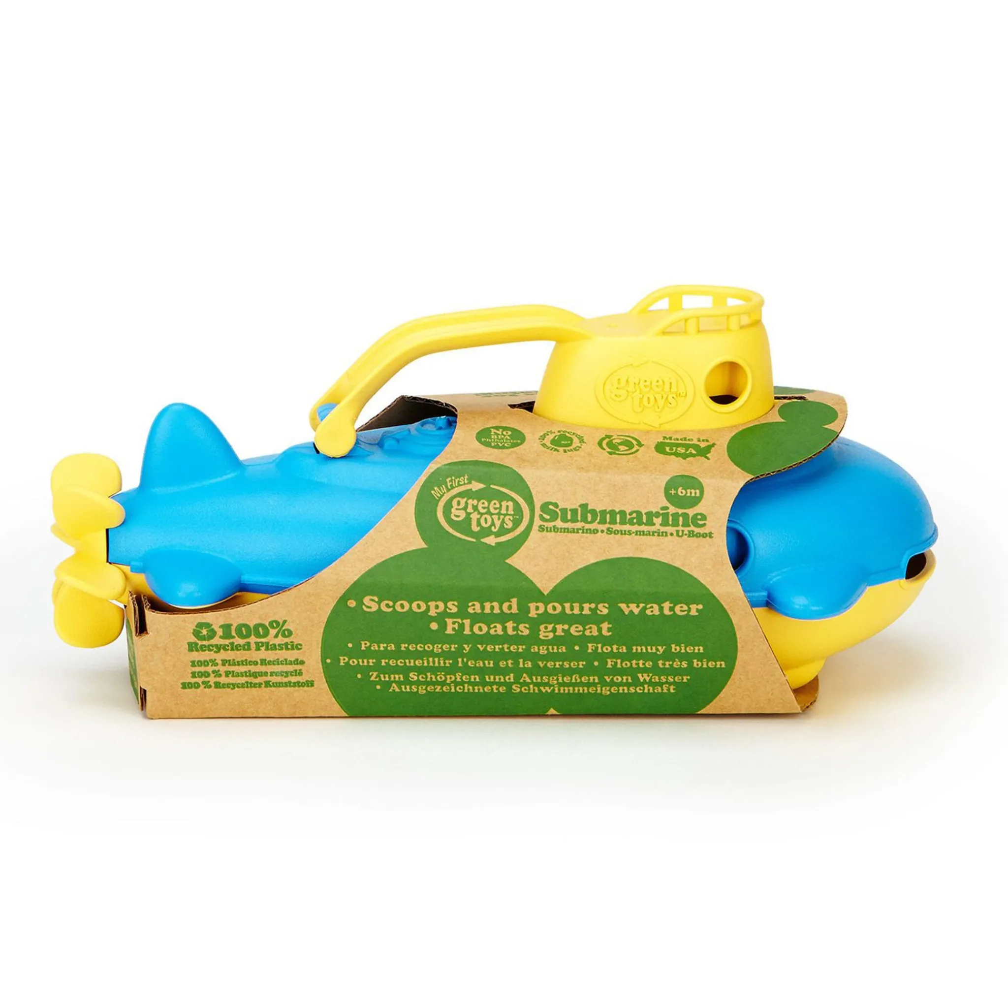 Green Toys Bath Toys|Bath Accessories>Submarine Toy Bath