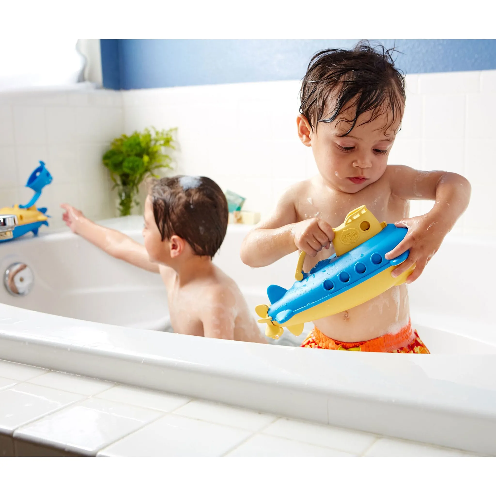 Green Toys Bath Toys|Bath Accessories>Submarine Toy Bath