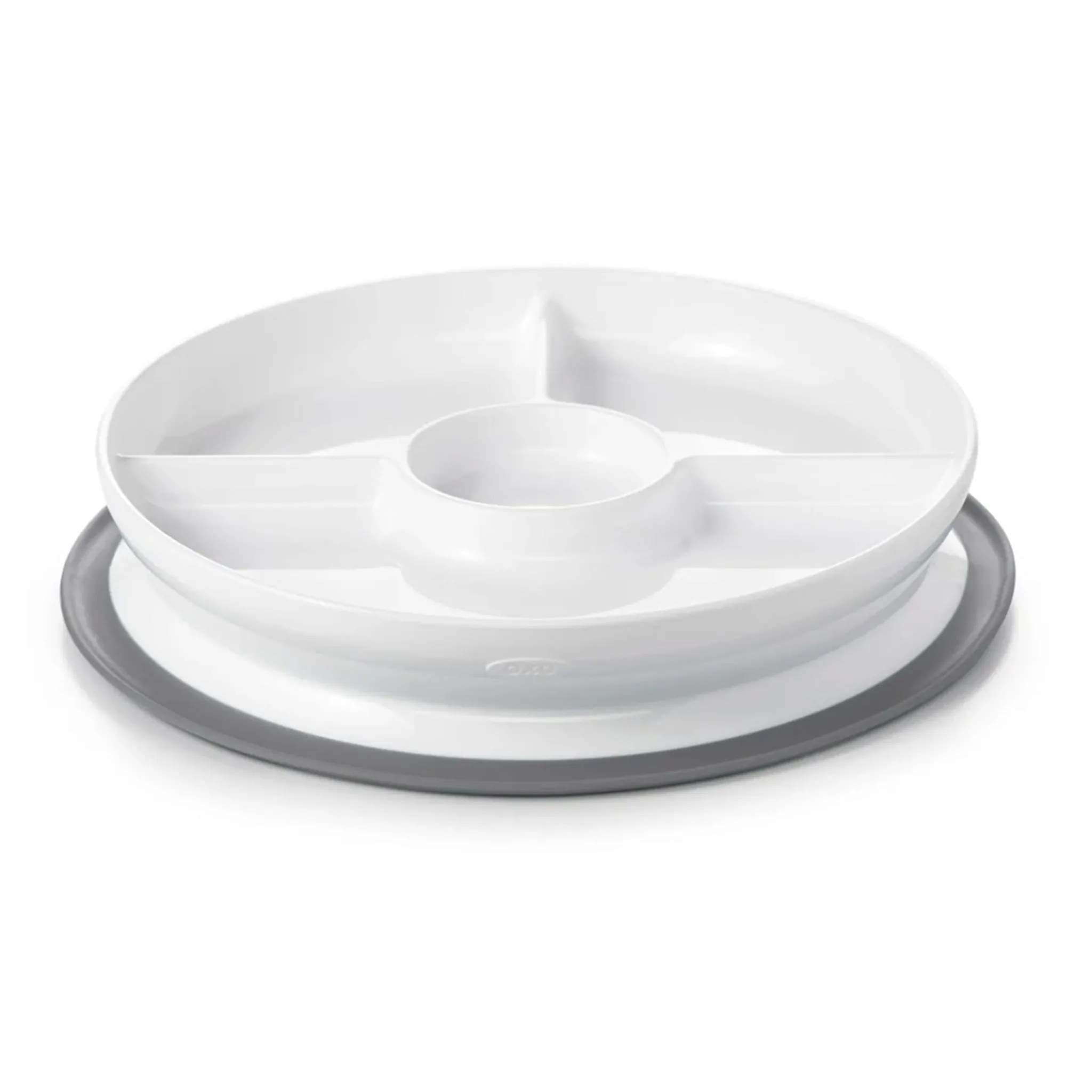Kids Oxo Tot Plates & Placemats|Tableware>Suction Plate - Grey