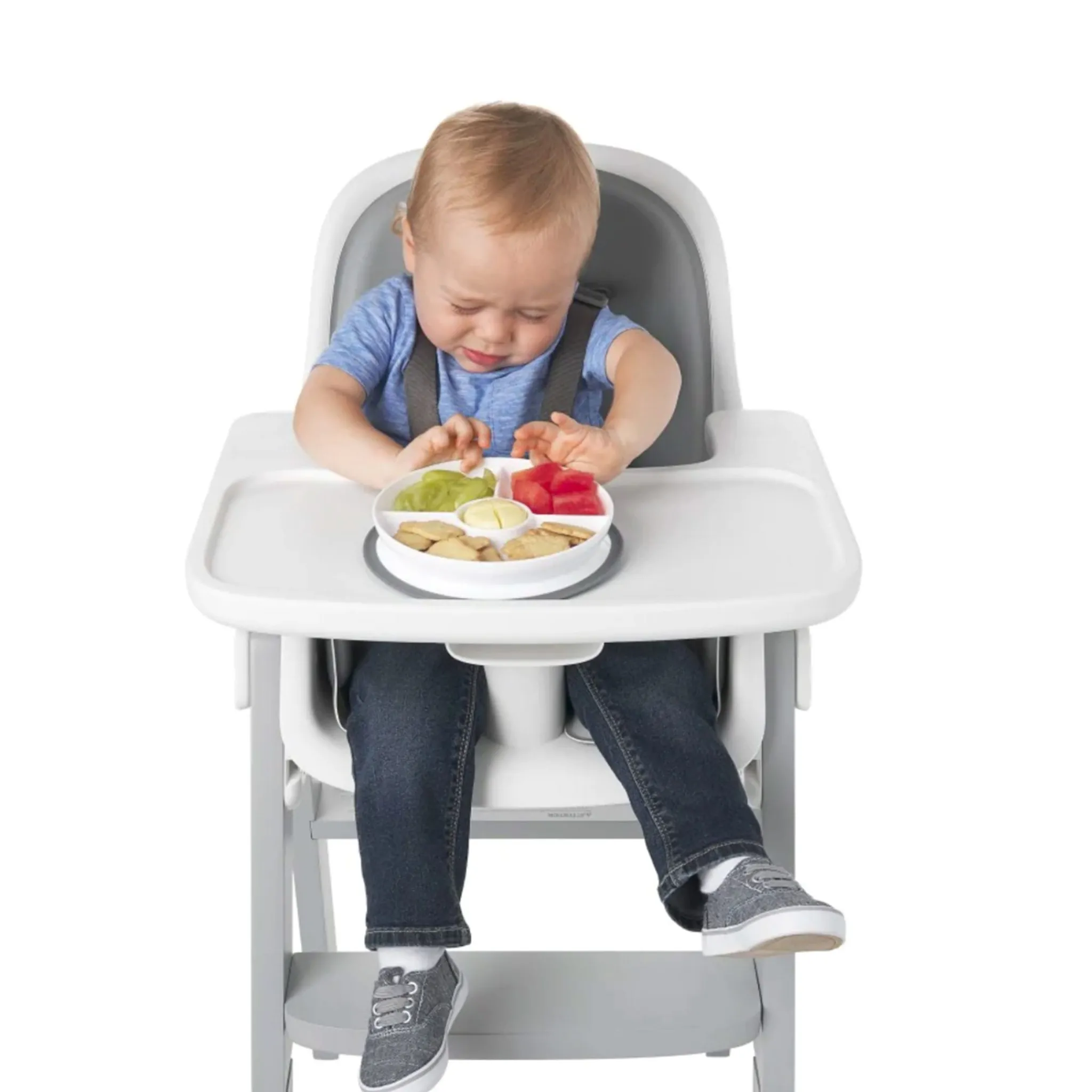 Kids Oxo Tot Plates & Placemats|Tableware>Suction Plate - Grey