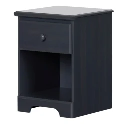 South Shore Summer Breeze 1-Drawer Nightstand - Blueberry