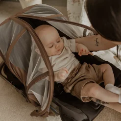 Petit Coulou Summer Cover Car Seat - Hazelnut