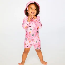 Deux par Deux Summer Jungle Beach Hat 6-24m
