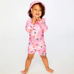 Kids Deux par Deux Summer Jungle Swimsuit 2-6