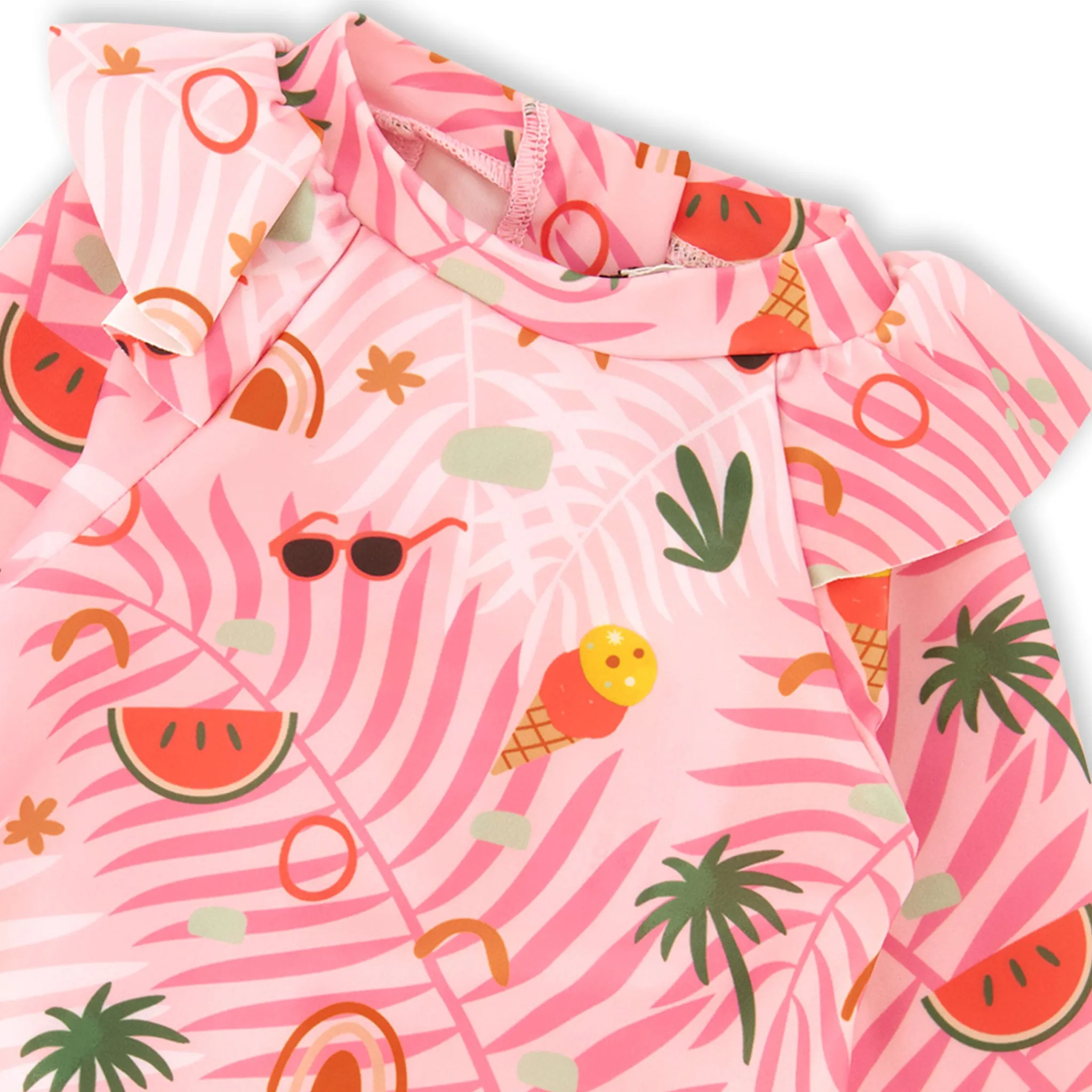 Kids Deux par Deux Summer Jungle Swimsuit 2-6