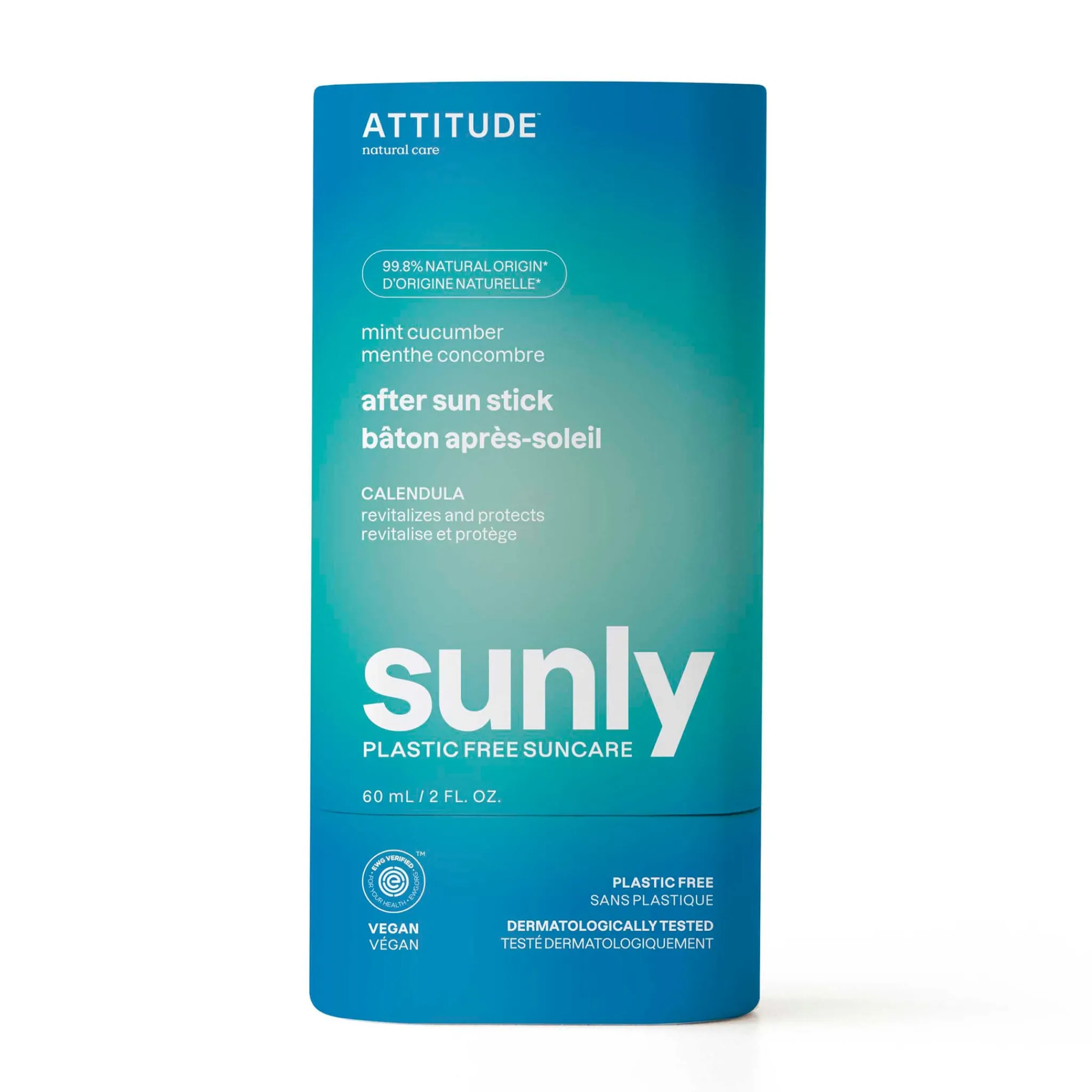 Kids Attitude Body & Hair Care|Body & Hair Care>Sunly After sun stick - Mint & cucumber