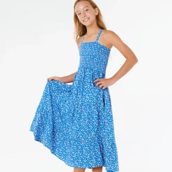 Kids Rip Curl Dresses & Rompers>Sunshine Ditsy Mxi Dress 8-14y