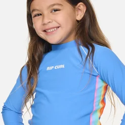 Kids Rip Curl Swimsuits>Sunshine Revival Uv Rashguard 1-8y