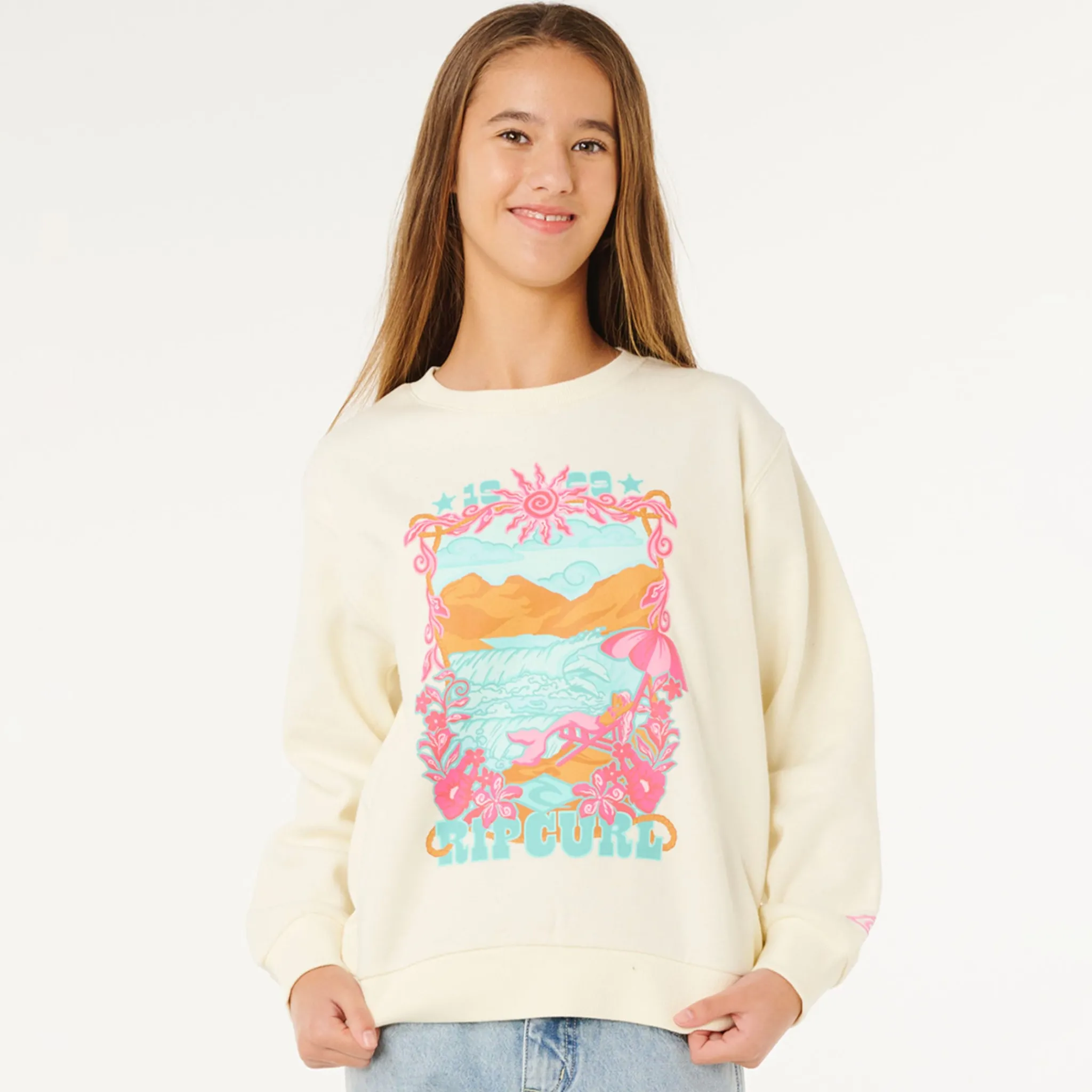 Kids Rip Curl Sunshine Squad Crew 8-14y