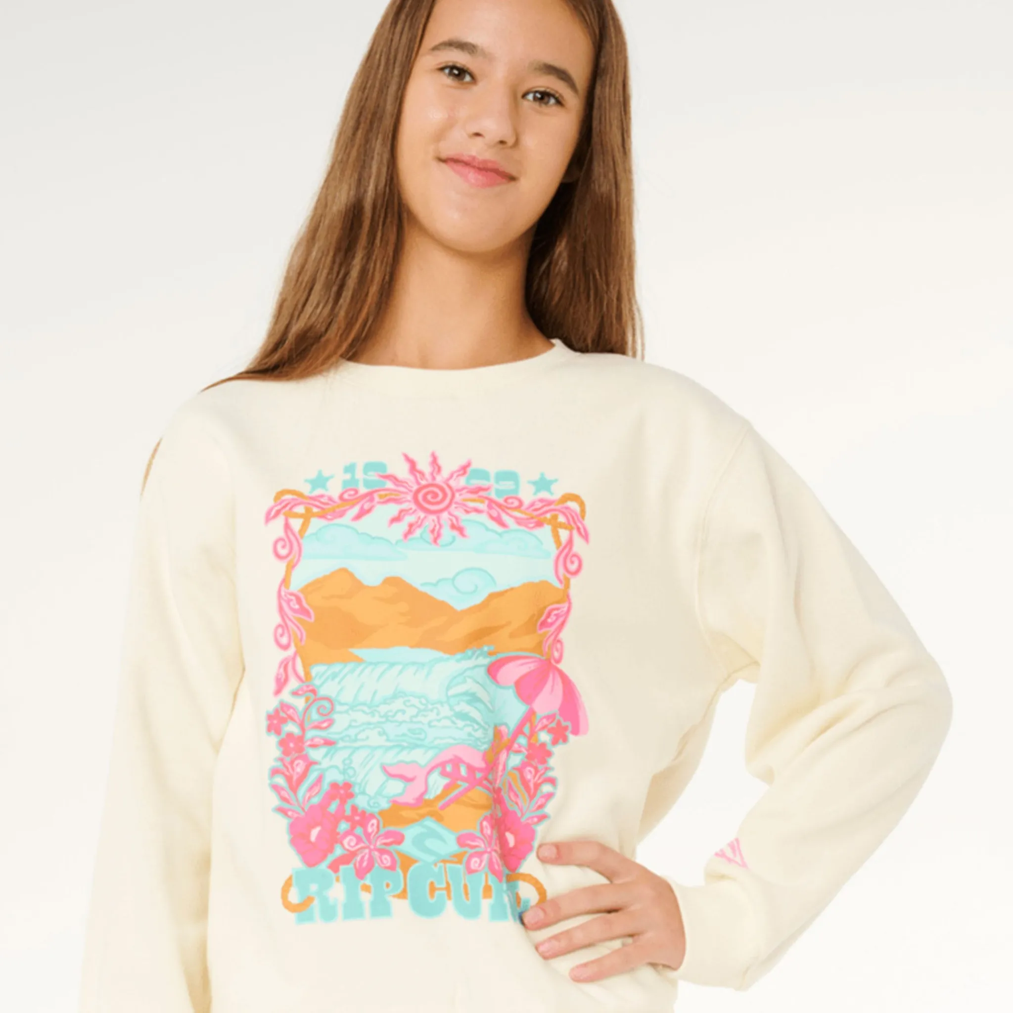Kids Rip Curl Sunshine Squad Crew 8-14y