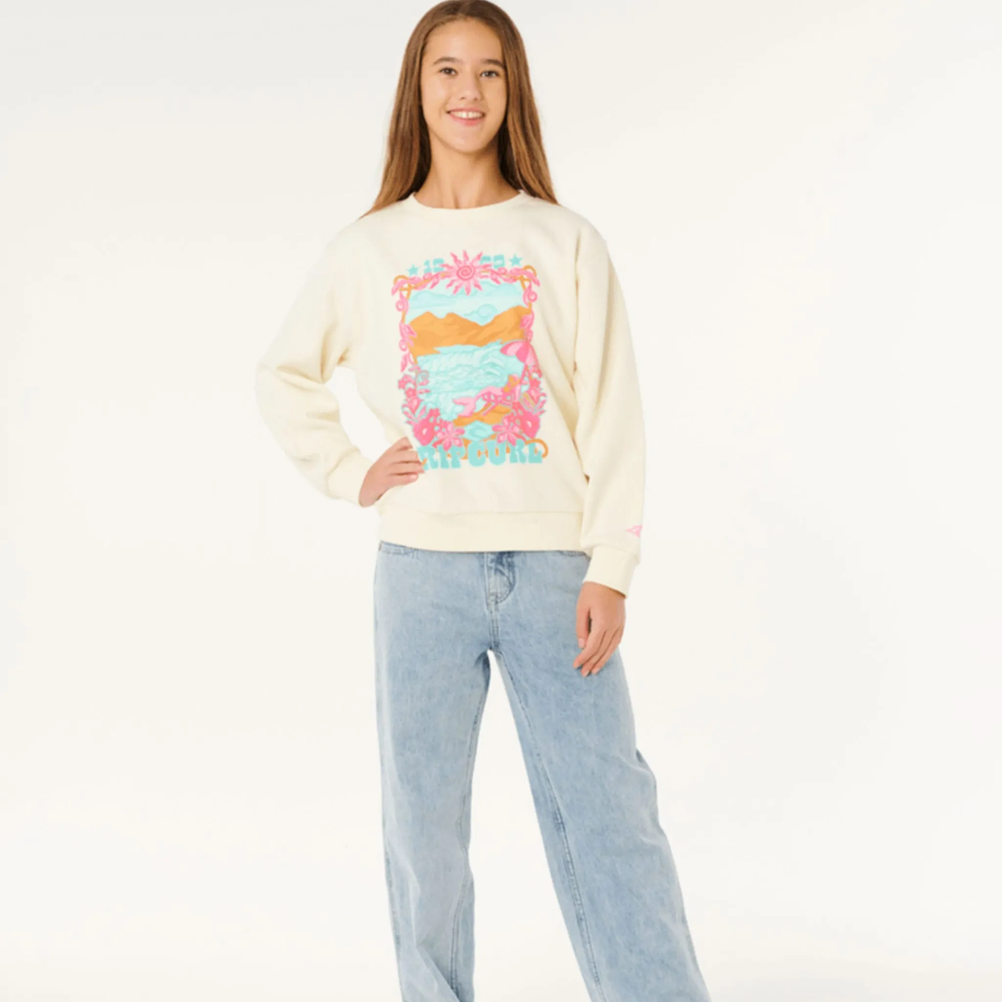 Kids Rip Curl Sunshine Squad Crew 8-14y