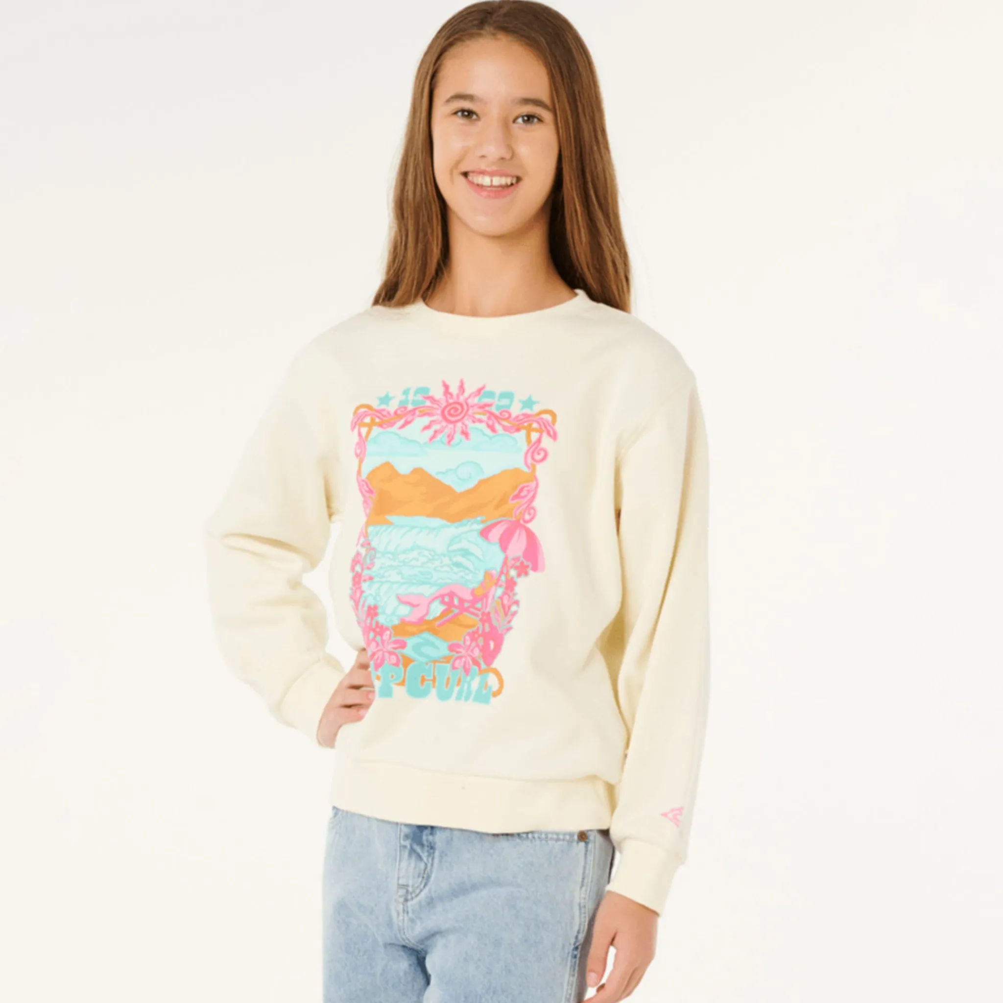 Kids Rip Curl Sunshine Squad Crew 8-14y