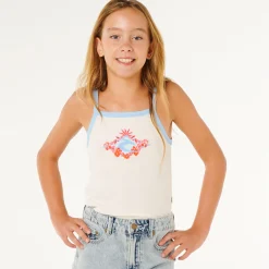 Kids Rip Curl Tops>Sunshine Squad Rib Tank 8-14